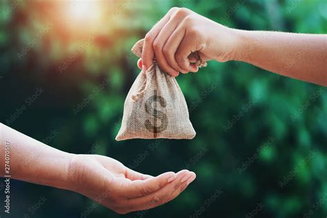 someone who gives money